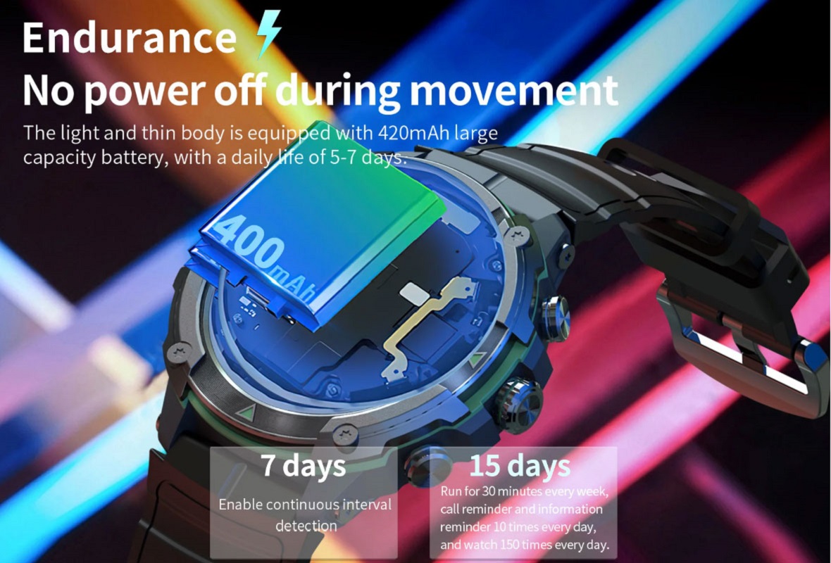 Smart watch 1.43 AMOLED Displa - Watch Vs Smartwatch review and price