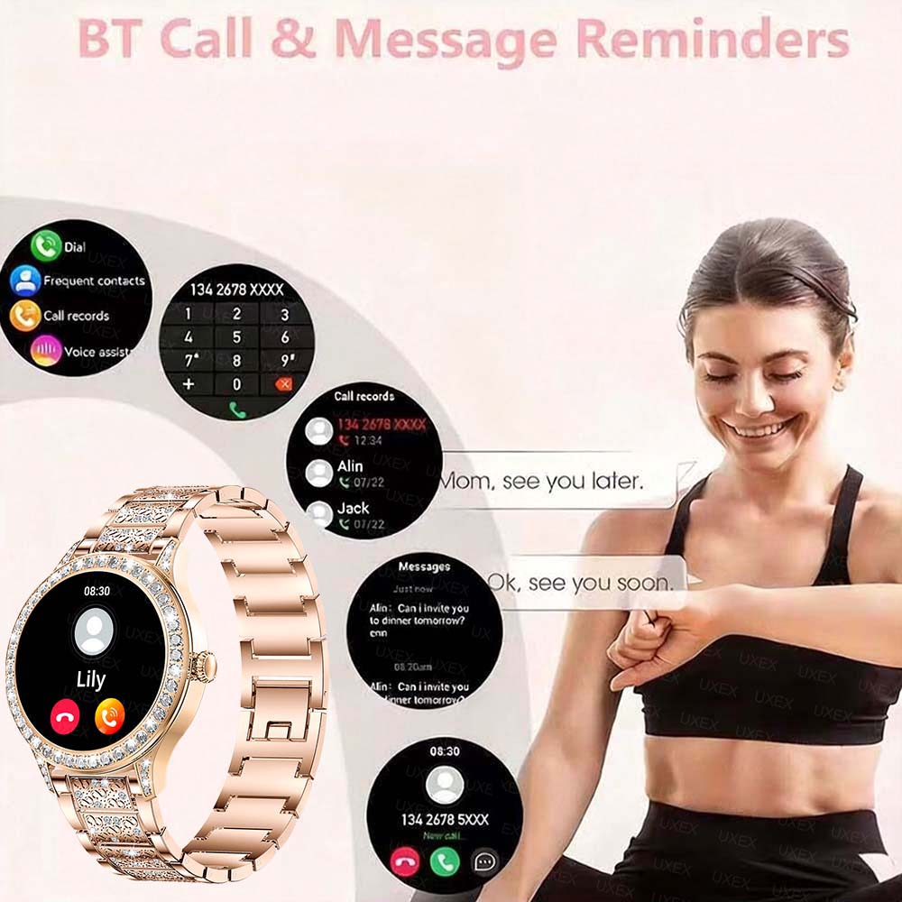 Ladies Luxury Smart Watch 1.27 - Watches Ladies Smartwatch review and price