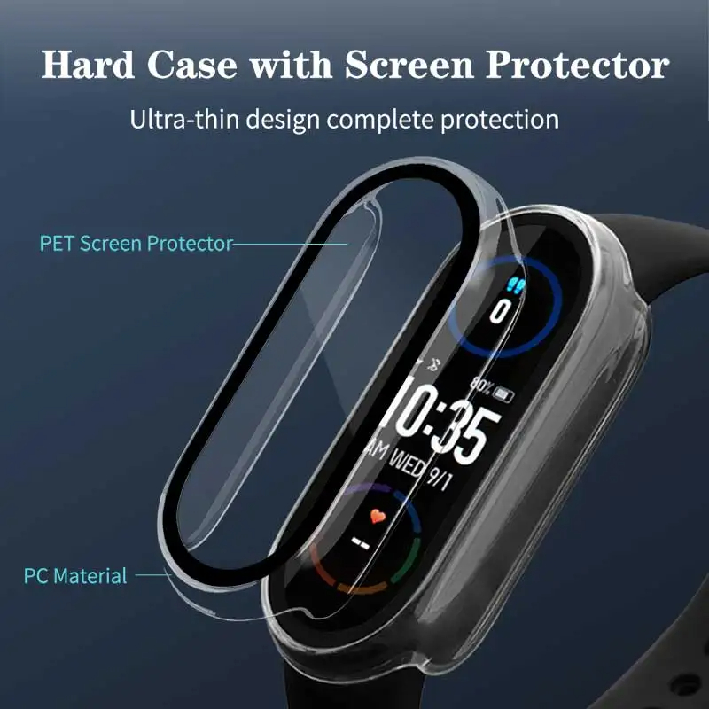 Tempered Glass+PC Case For Xia - Smartwatch Watches Price review and price