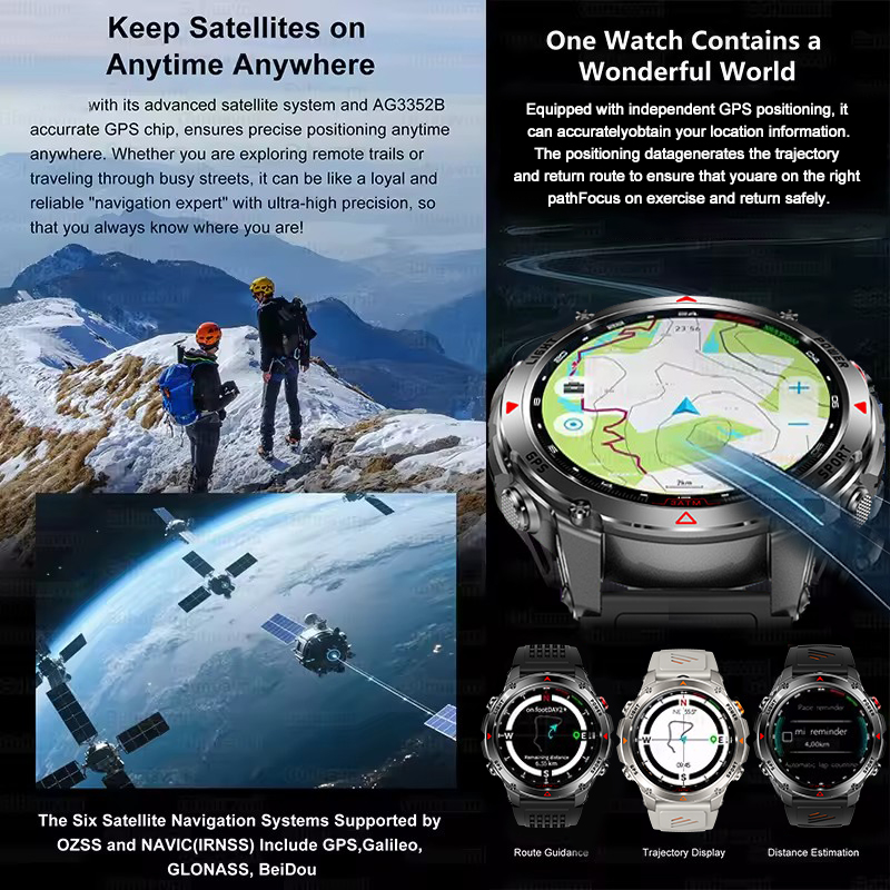 2025New Outdoor Military Smart - Altimeter Compass Watch review and price