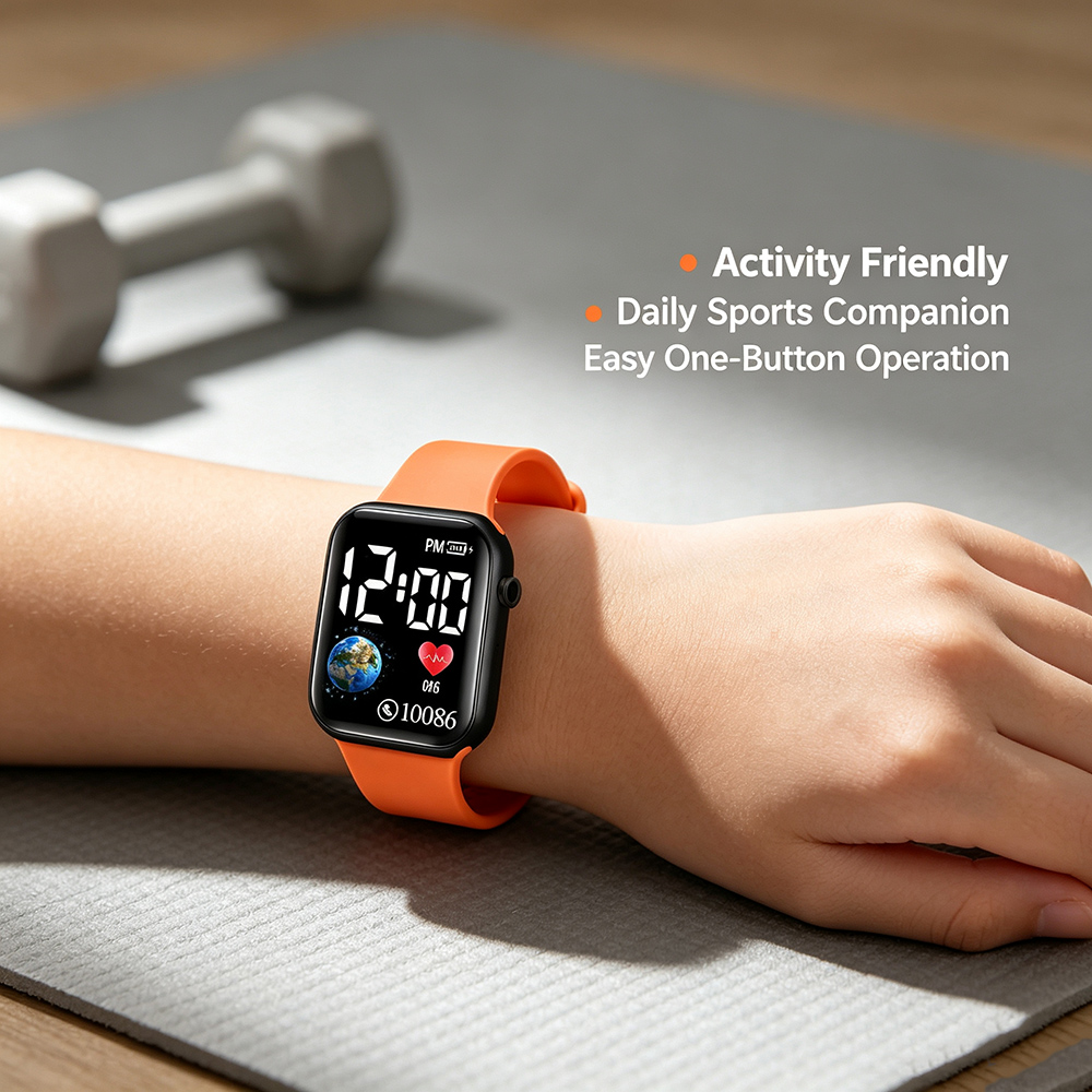 Square LED Digital Watches for - Smartwatch Watches For Girls review and price