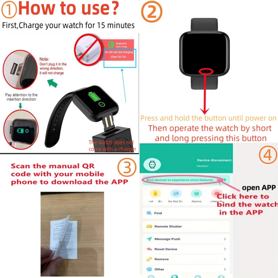 Smart Watch Message Remind Mus - Smartwatch Watches For Kids review and price