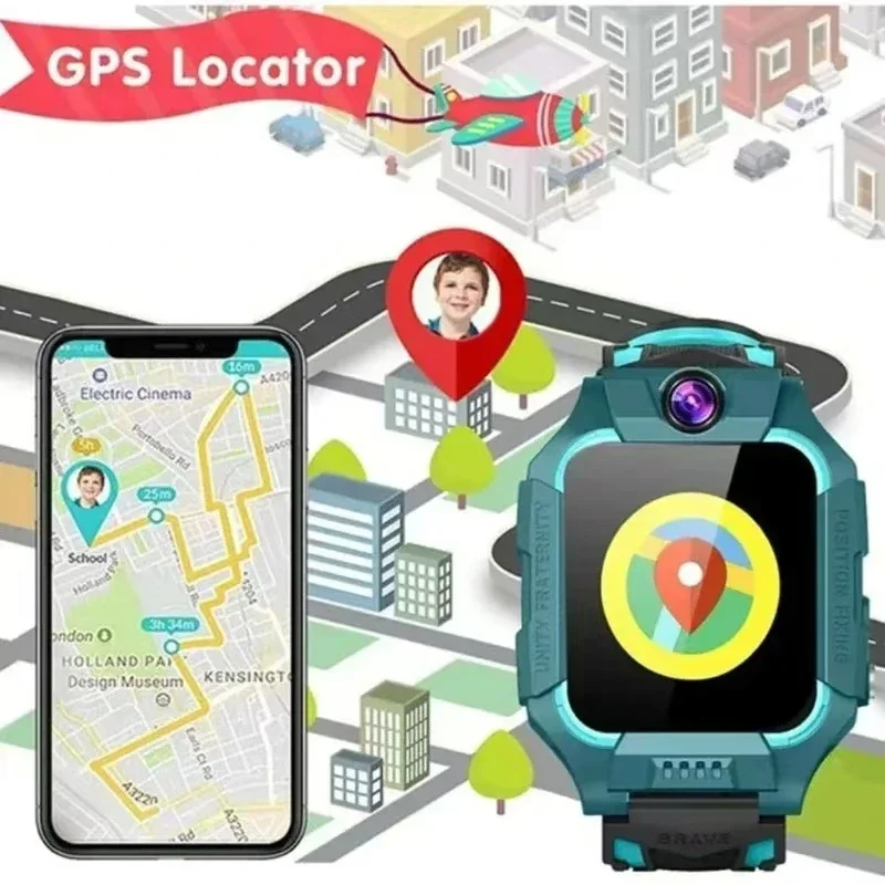 Lenovo 5G Kids Smart Watch Gif - Smartwatch Watches For Kids review and price