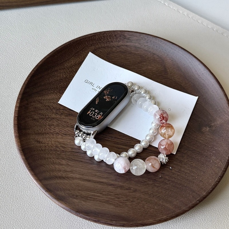 Natural Crystal Pearl Bracelet - Smartwatch Vintage Watches For Women review and price