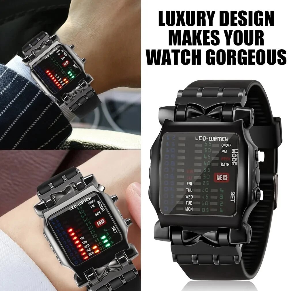 Binary Led Watch Creative Wate - Timex Watches Smartwatch review and price