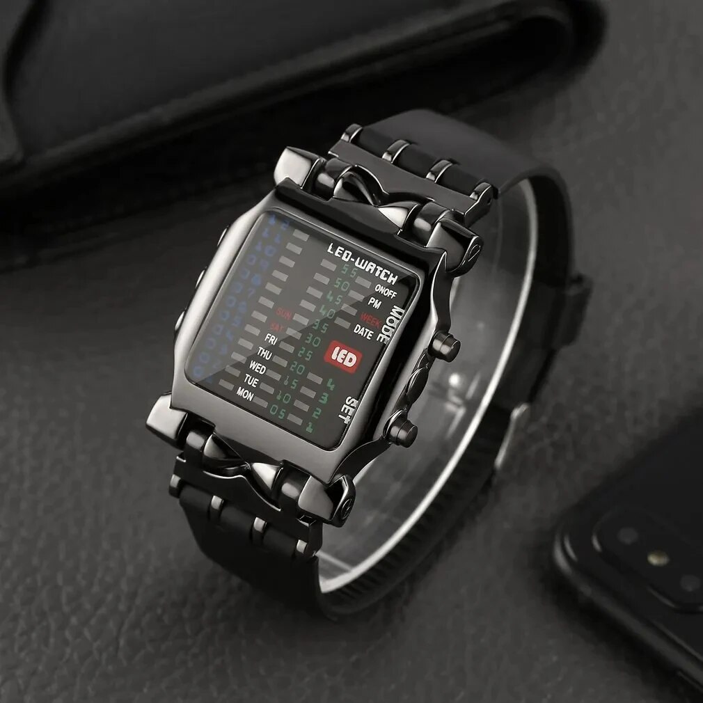 Binary Led Watch Creative Wate - Timex Watches Smartwatch review and price