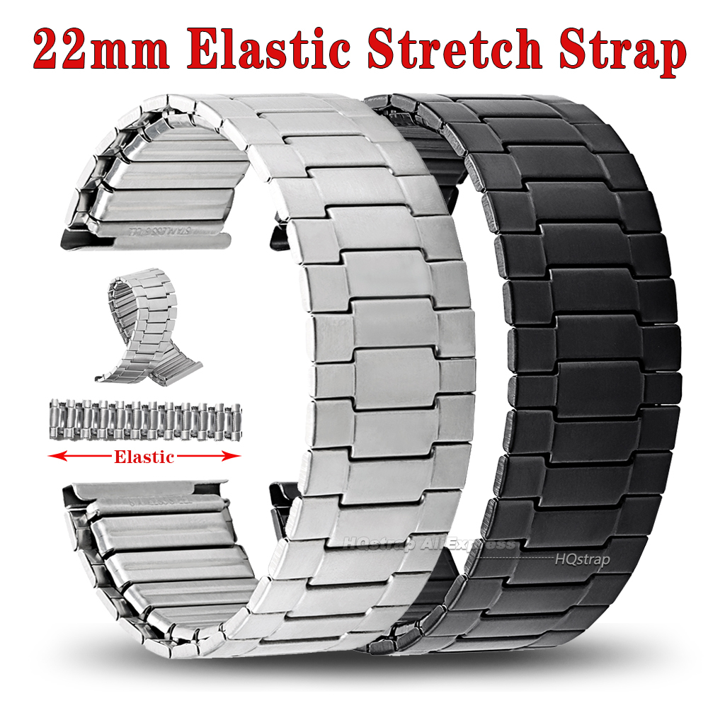 Elastic Steel Watch Strap 22mm - Watches Rolex Smartwatch review and price