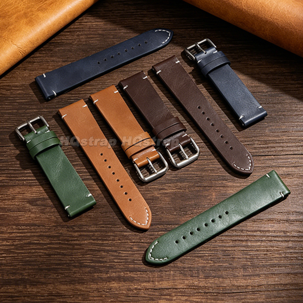 Oil Wax Leather Watch Strap 18 - Watches Rolex Smartwatch review and price