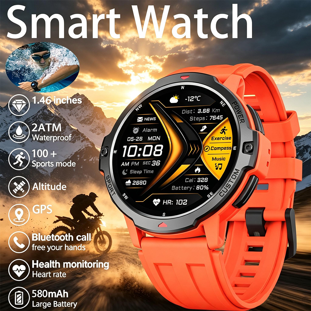 NEW 6-Axis Gyroscope Military  - Timex Watches Smartwatch review and price