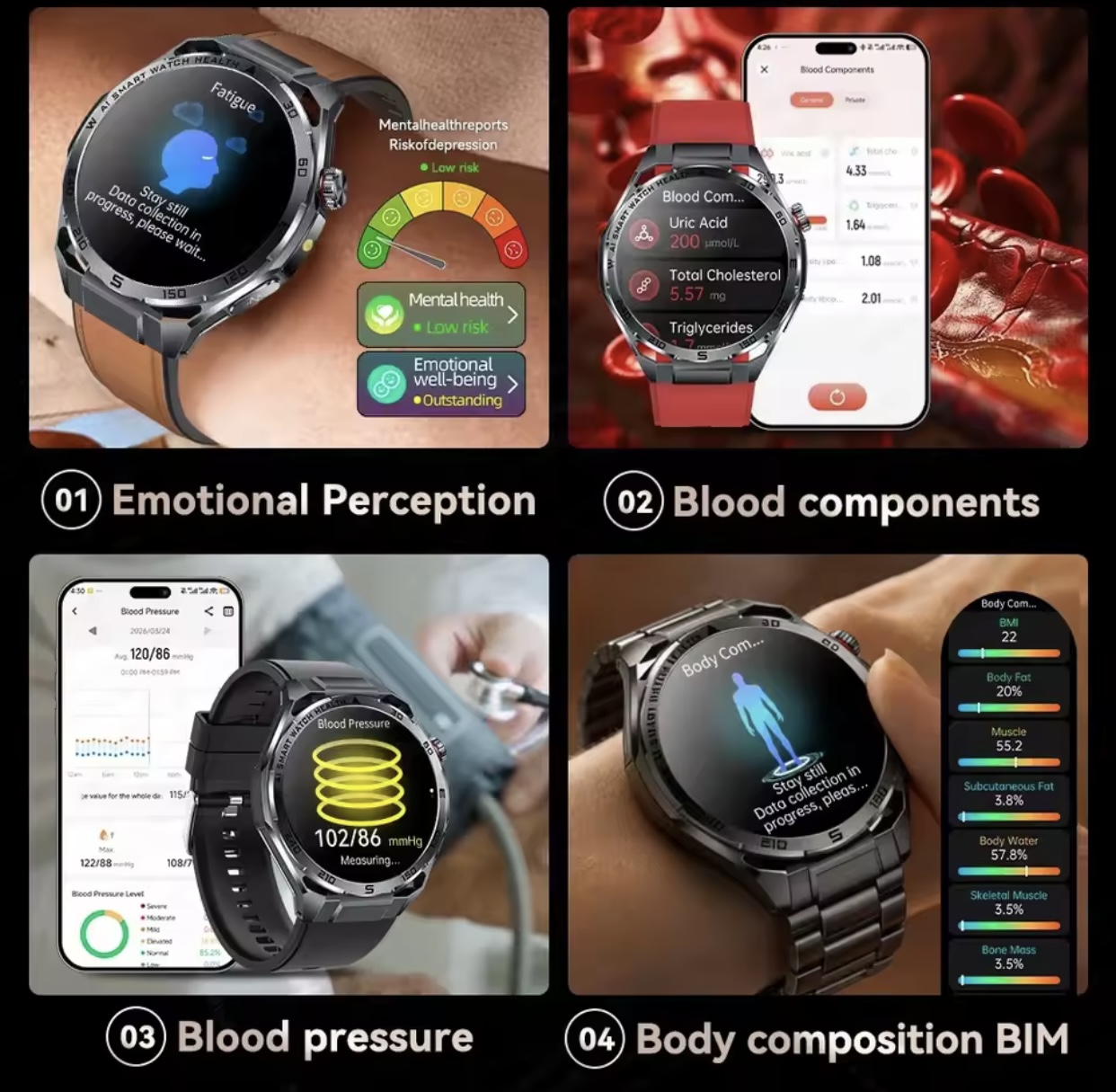 ECG High-end Health Smart Watc - Watches Ladies Smartwatch review and price