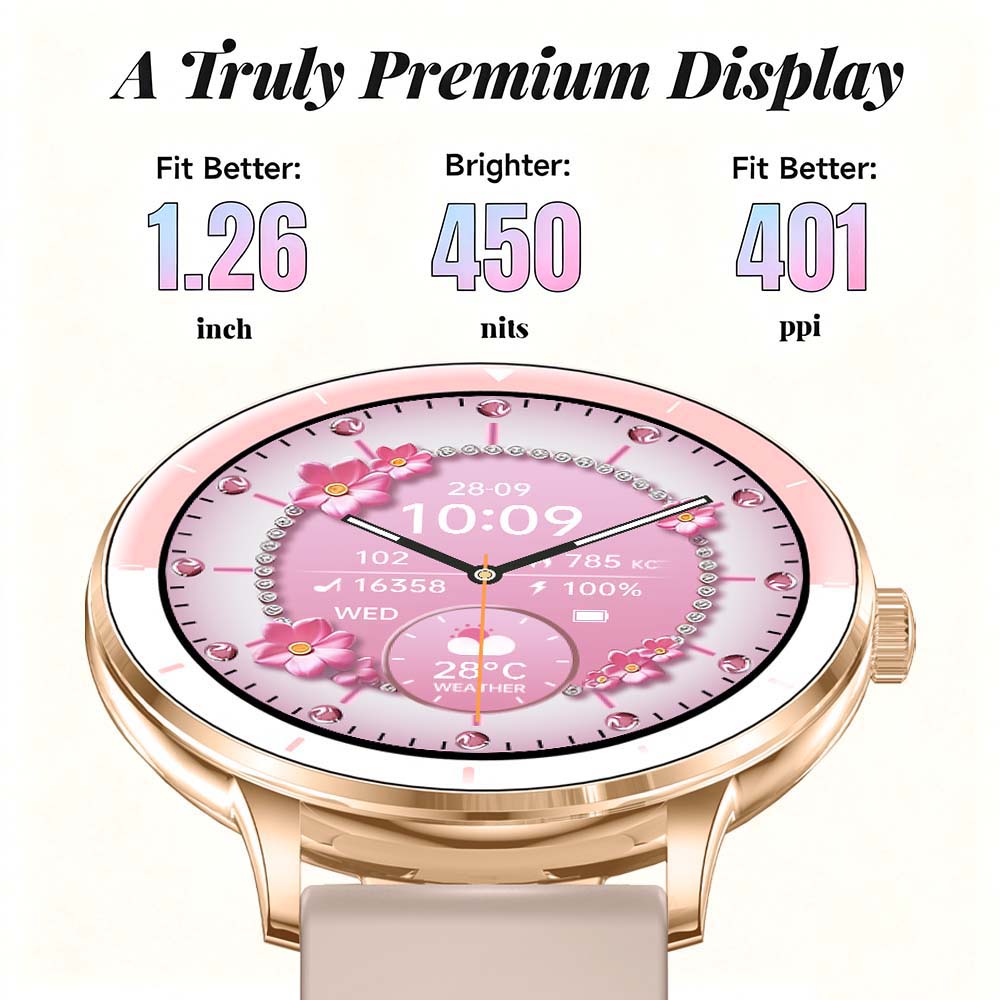 Women Smart Watch 1.26 Inch HD - Watches Ladies Smartwatch review and price
