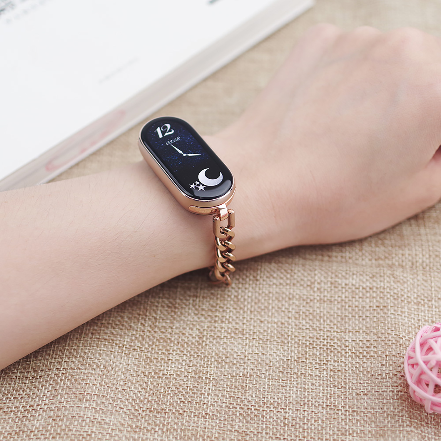 For Mi band 11 Strap Chain Wri - Watches Ladies Smartwatch review and price