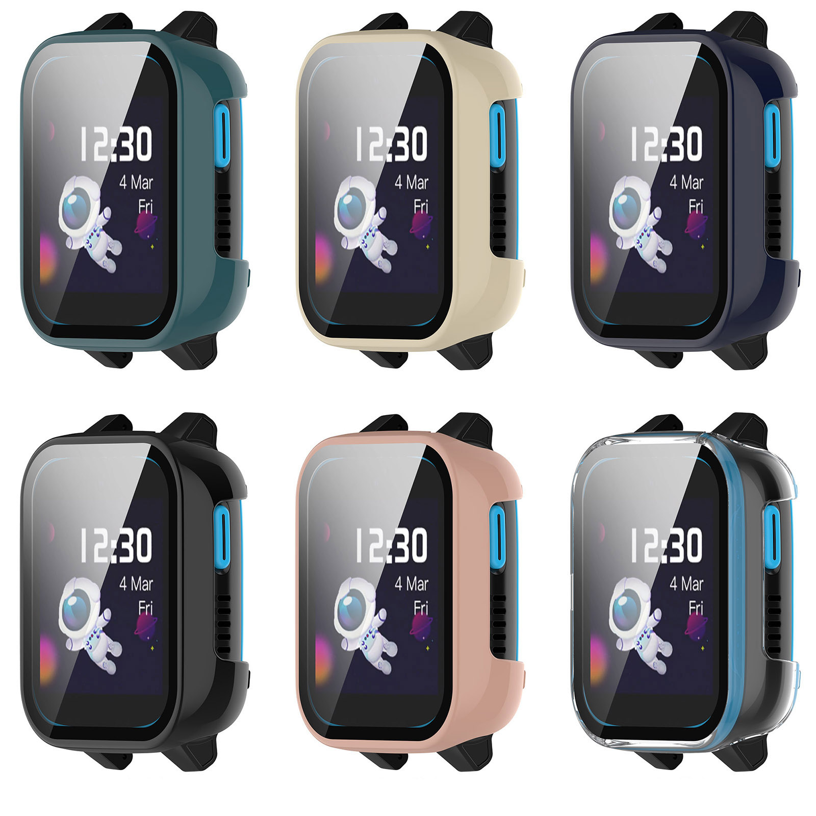 Hard Edge Shell Glass Screen P - Smartwatch Watches For Kids review and price