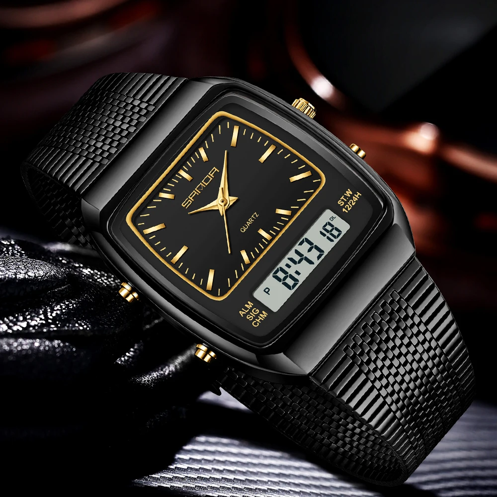 SANDA Watches Men Waterproof A - Timex Watches Smartwatch review and price
