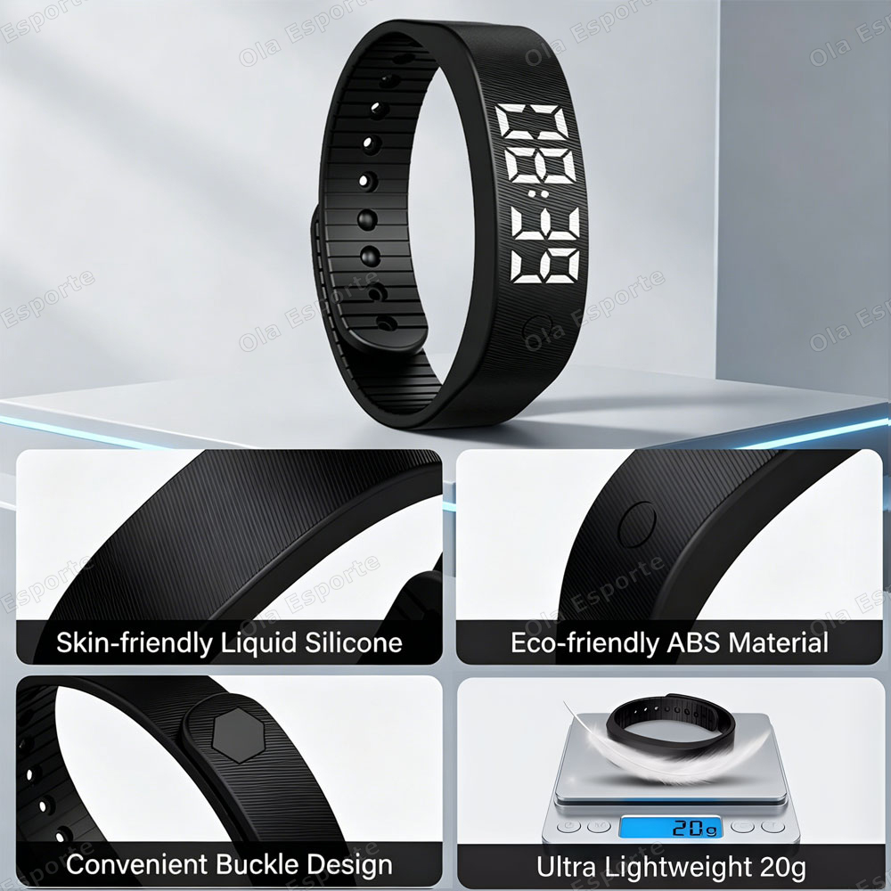Vibrating Alarm Clock Watch He - Smartwatch Watches Price review and price