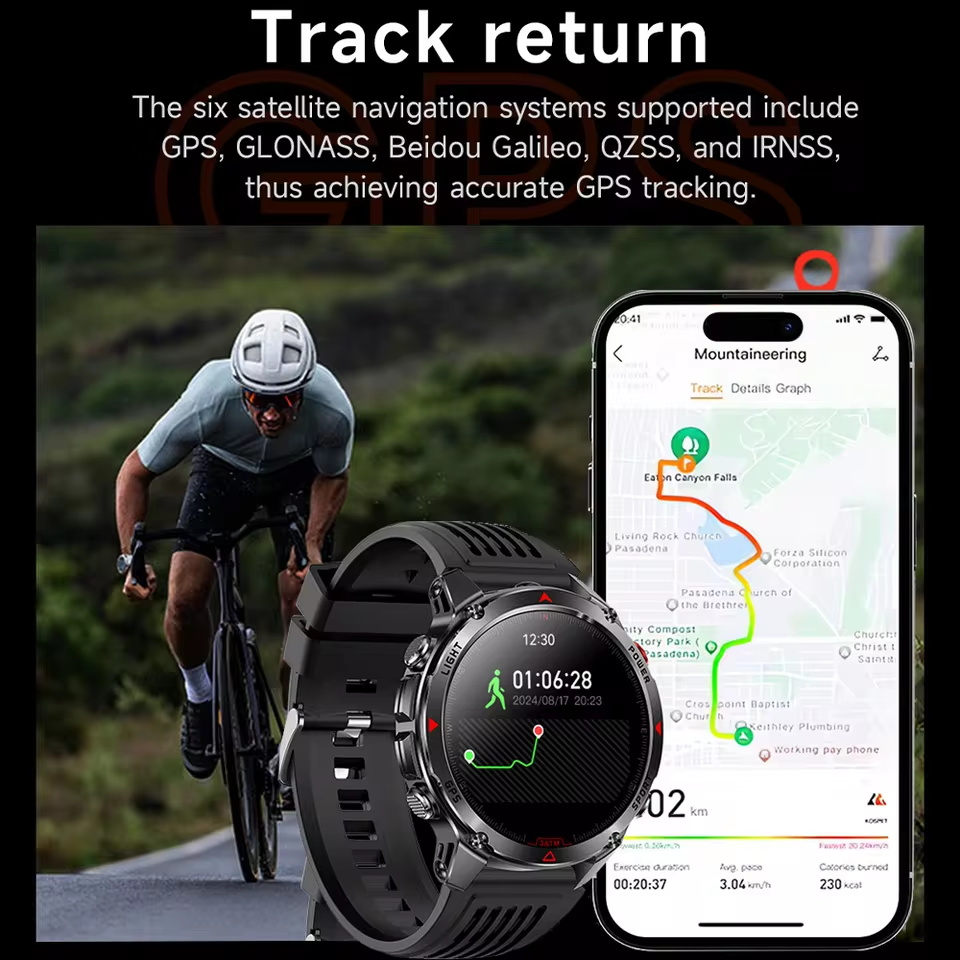 Military Outdoor GPS Positioni - Altimeter Compass Watch review and price