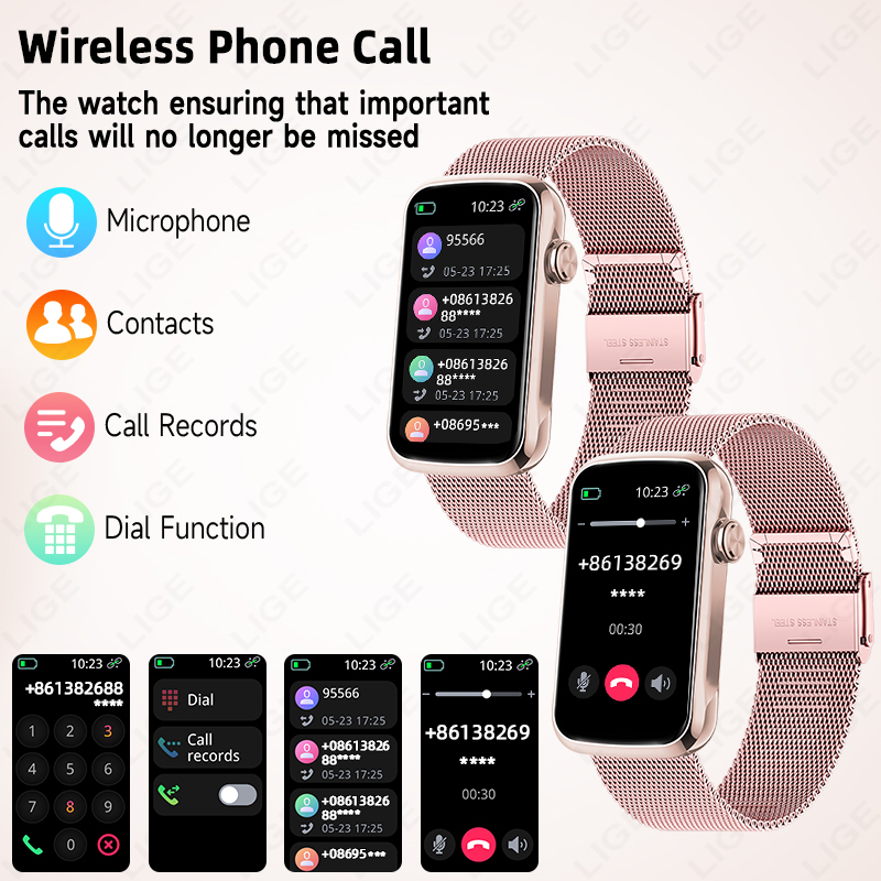 LIGE 1.47'' Smart Watch Women  - Watches Ladies Smartwatch review and price