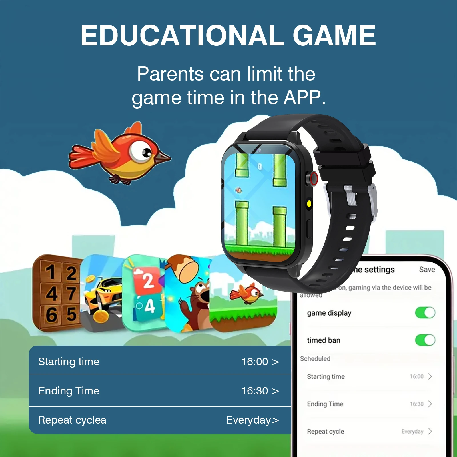 Kids′s Smart Watch 18 Games Ca - Smartwatch Watches For Kids review and price