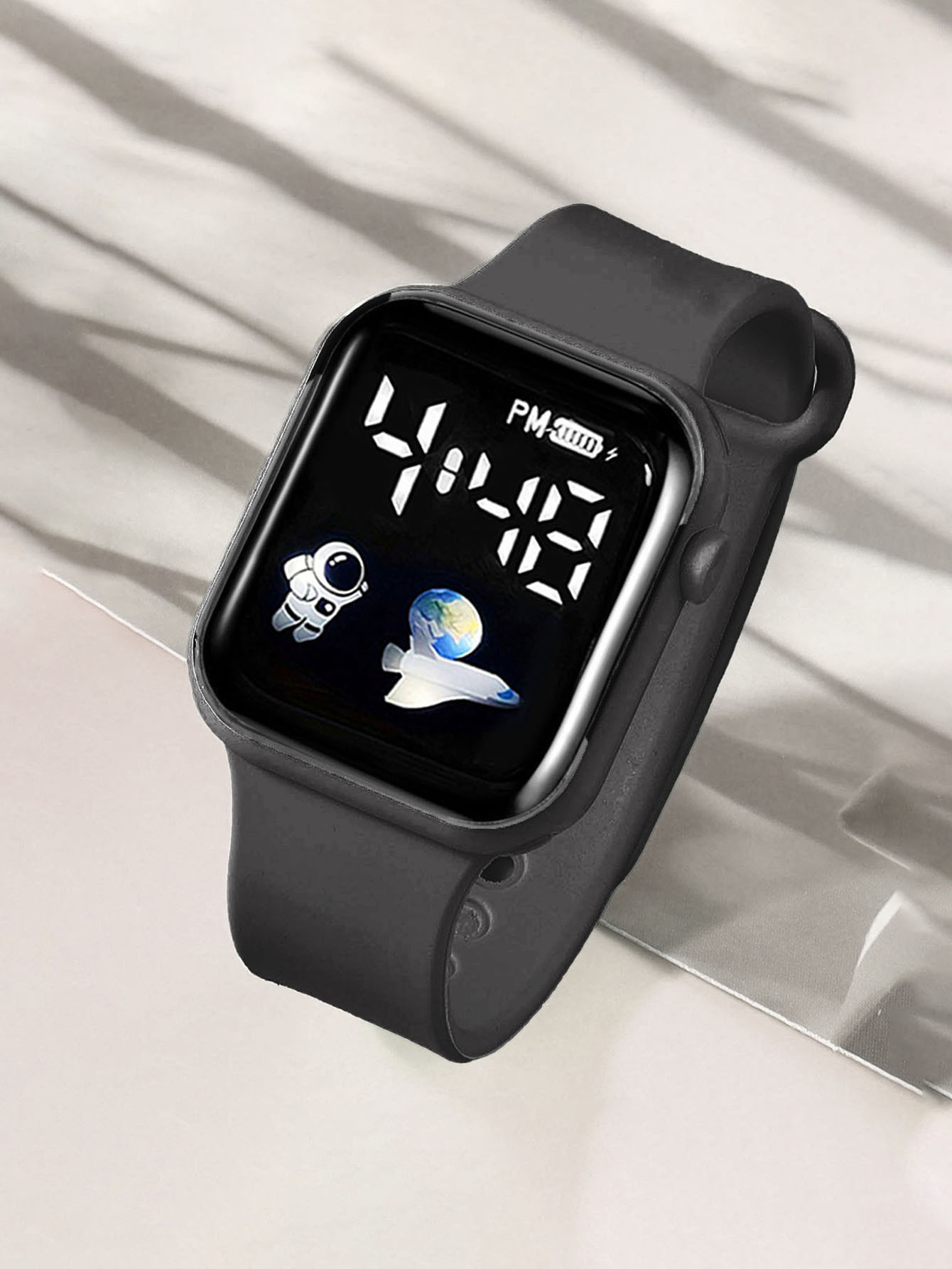 3PCS Square LED Electronic Wat - Smartwatch Watches For Girls review and price