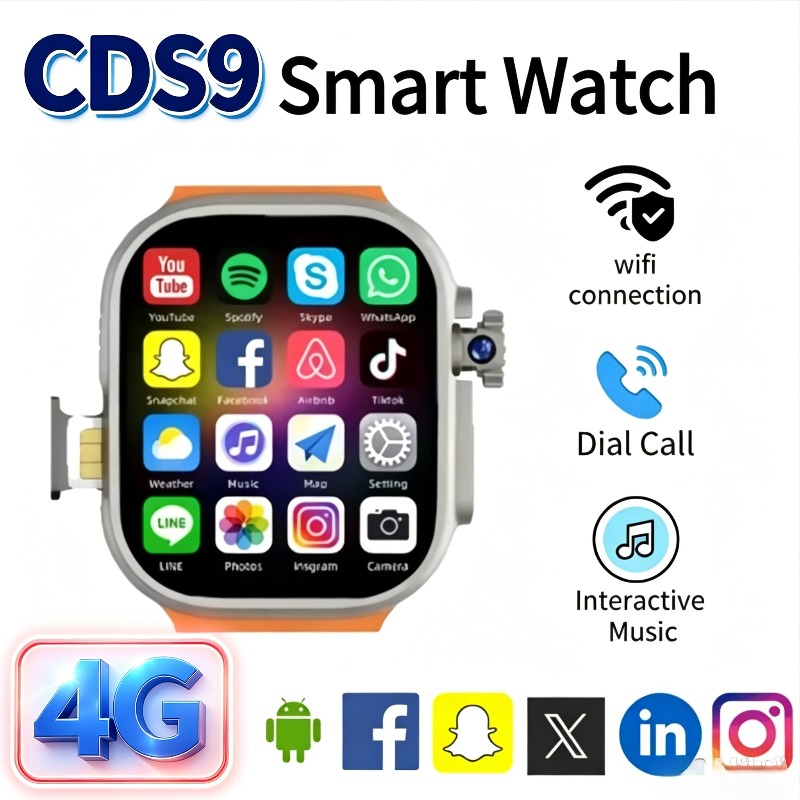 4G CDS9 Android Smartwatch – R - Smartwatch Watches For Women With Gps review and price
