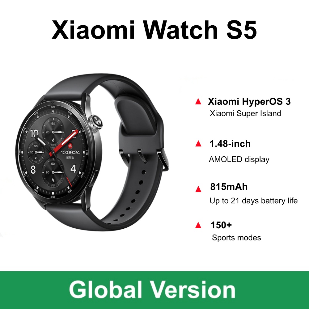 Global Version Xiaomi Watch S5 - Timex Watches Smartwatch review and price