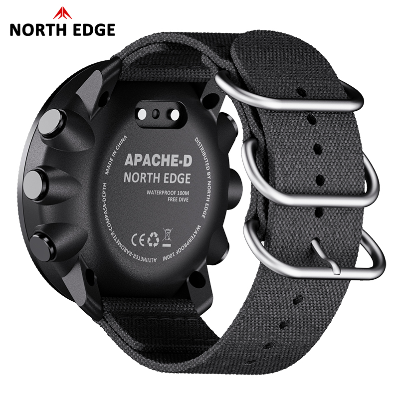 NORTH EDGE APACHE-D Men Free D - Altimeter Compass Watch review and price