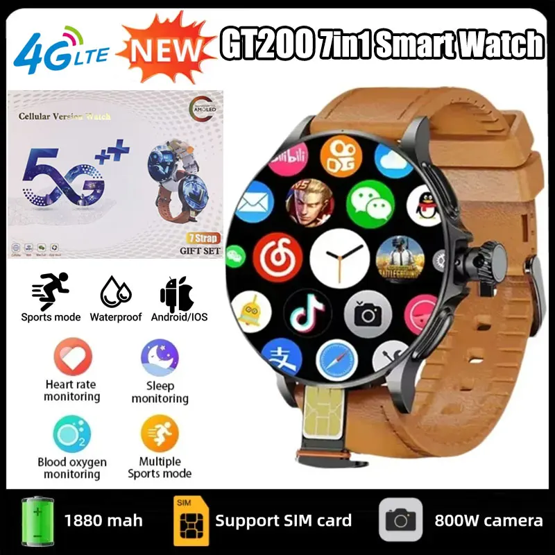 GT200 5G Smart Watch 1.95 Inch - Smartwatch Watches For Women With Gps review and price