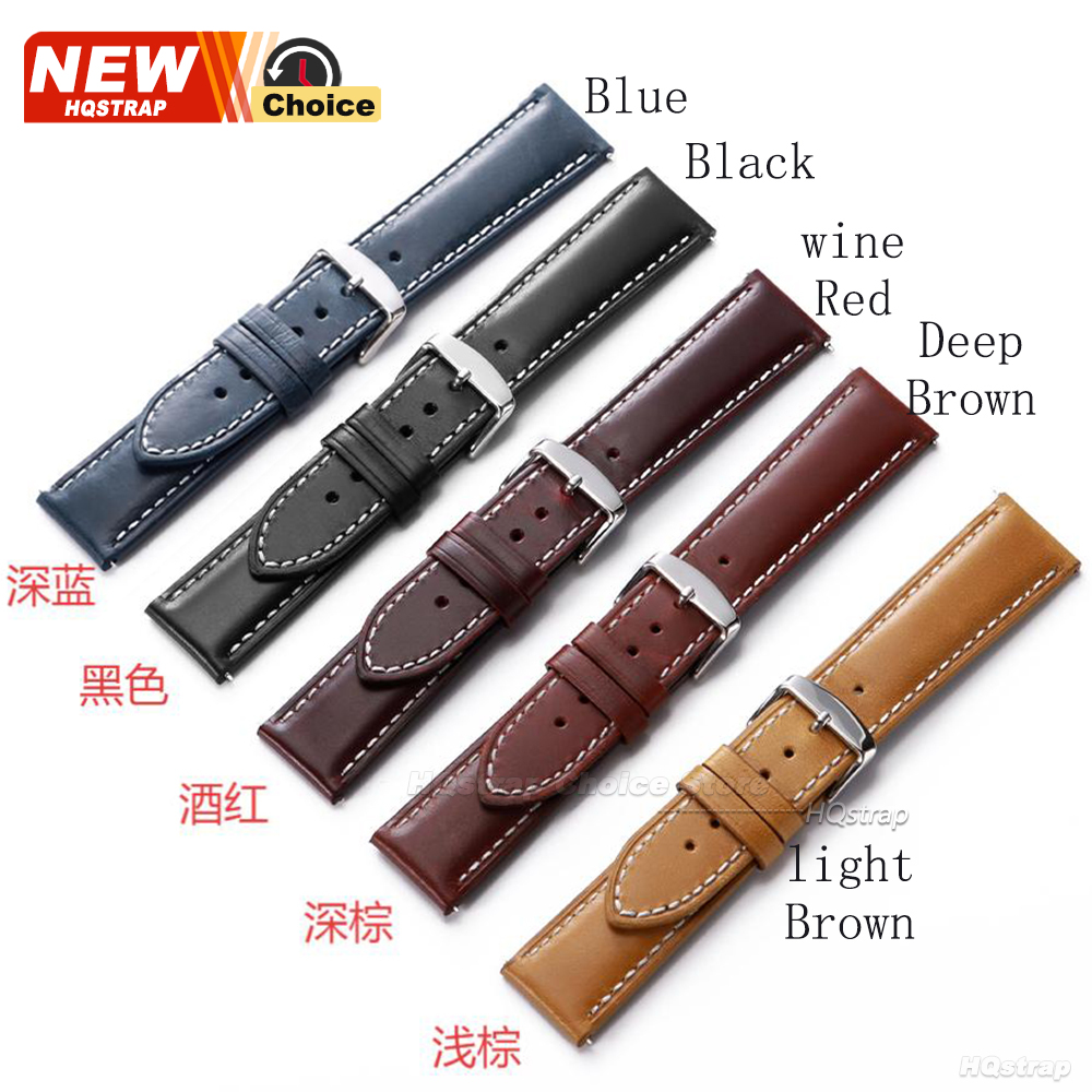 New Oil Wax Strap 16mm 18mm 20 - Watches Rolex Smartwatch review and price