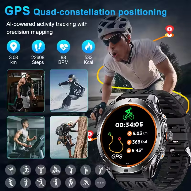 2025 New Outdoors Military GPS - Altimeter Compass Watch review and price