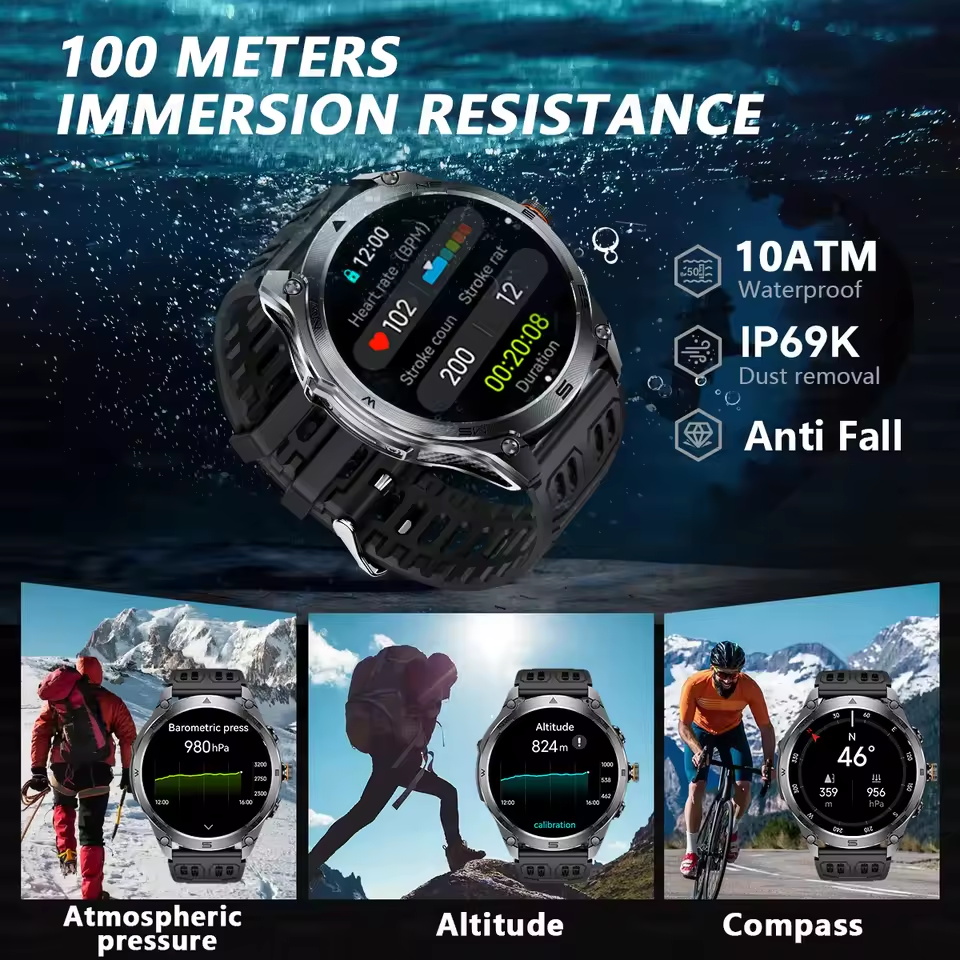 2025 New Outdoors Military GPS - Altimeter Compass Watch review and price