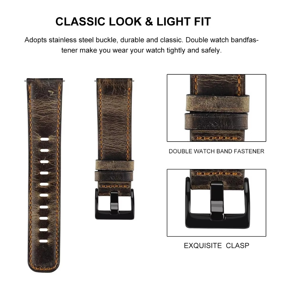 Vintage Leather Band for Samsu - Smartwatch Vintage Watches For Women review and price